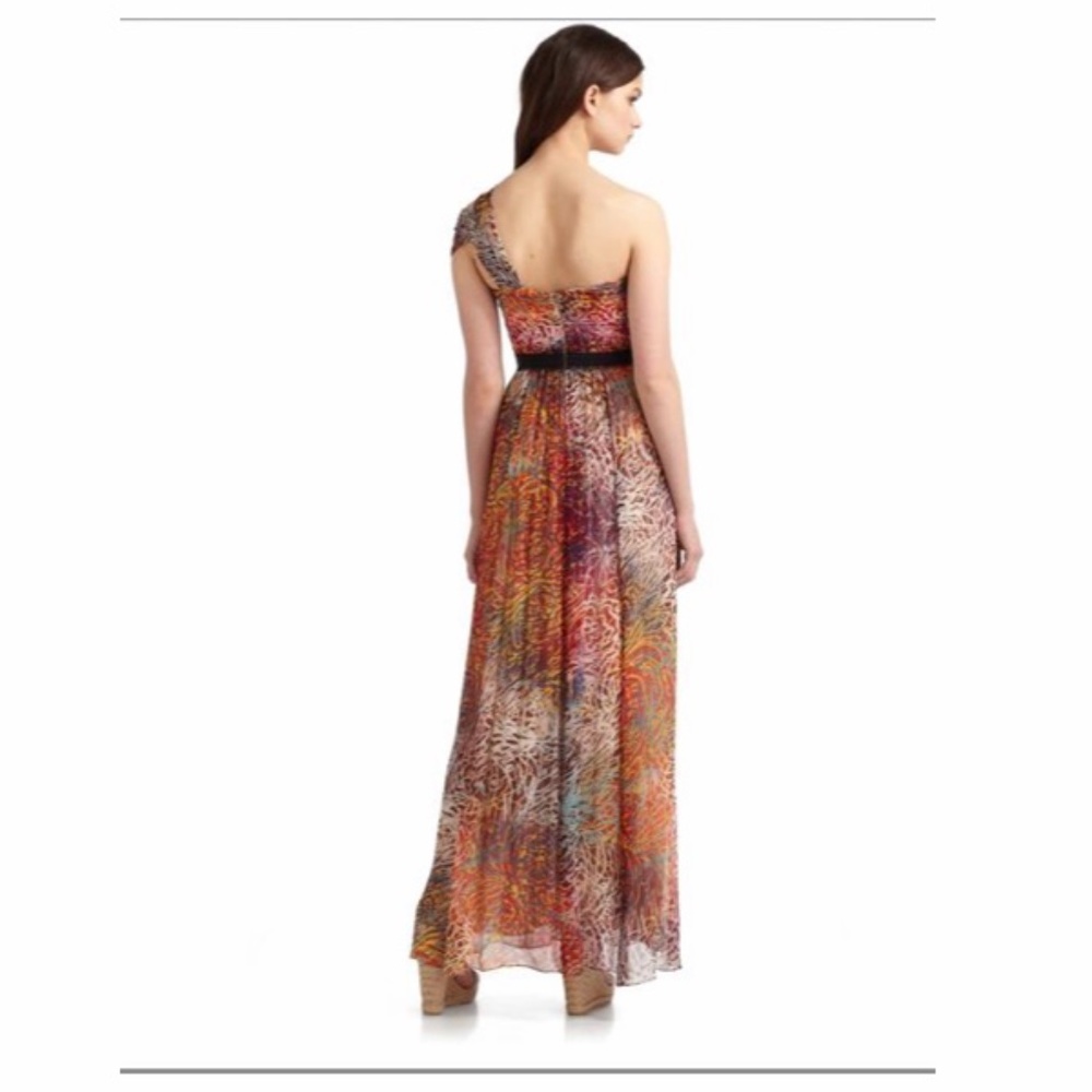 BCBGMaxAzria Long Off-Shoulder Formal Maxi Dress - Picture 3 of 6